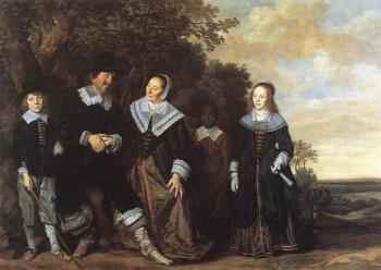 弗朗斯 哈爾斯 Family Group In A Landscape 弗朗斯 哈爾斯 Family Group In A Landscape